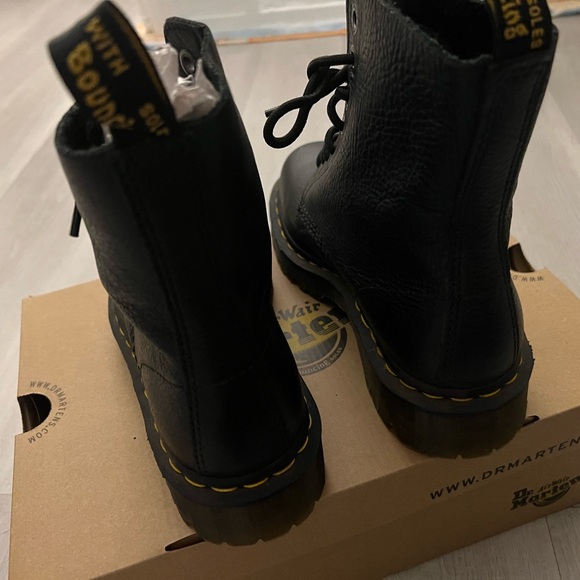 Dr. Martens Black Leather Boots - Picture 6 of 13